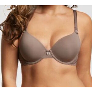 Paramour Gorgeous Memory Hybrid Foam Contour T-Shirt Bra 40DDD Underwire NWT